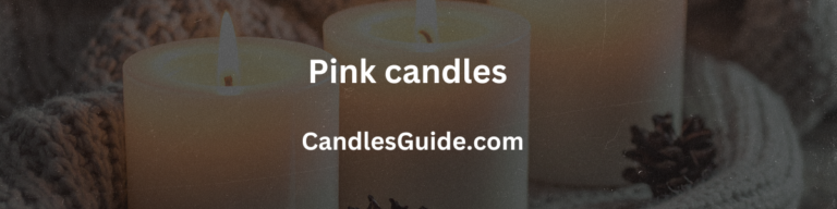 pink candle